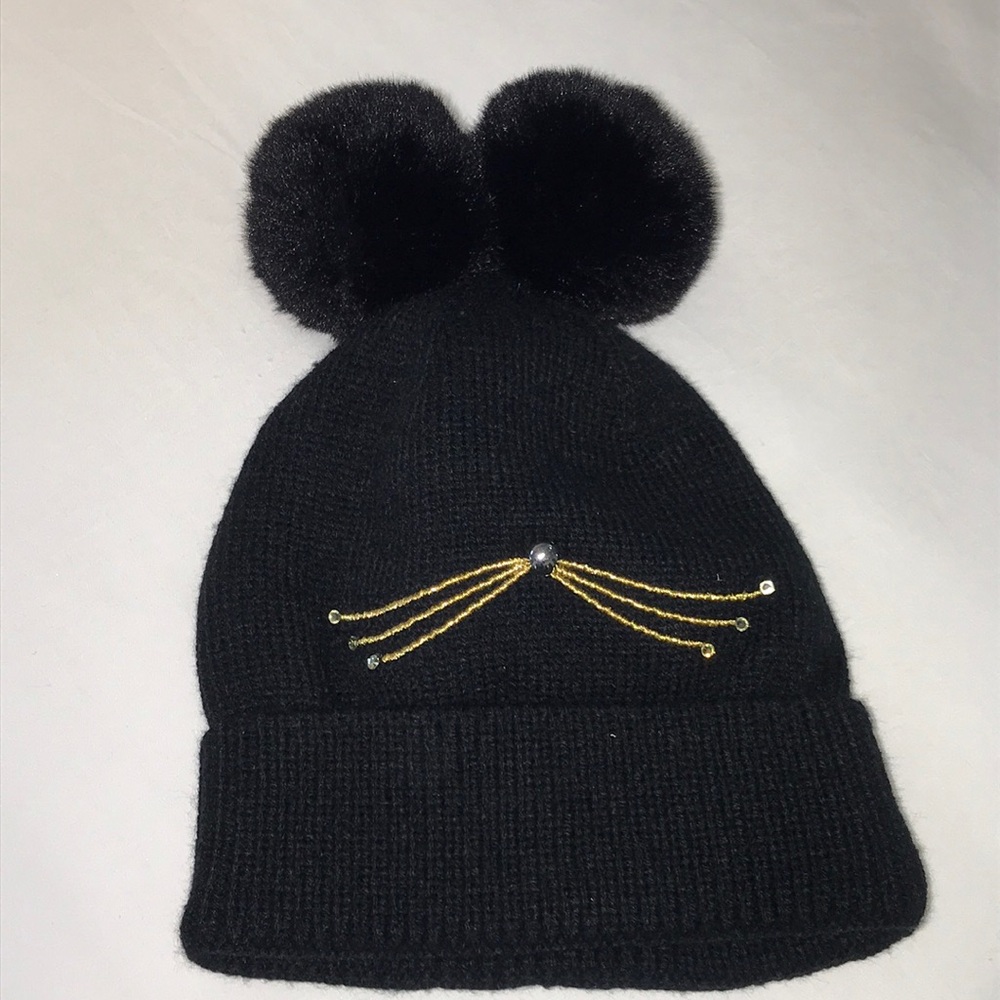LADIES WINTER HAT WITH POM POM GREAT QUALITY FREE GIFT WITH ALL ORDERS